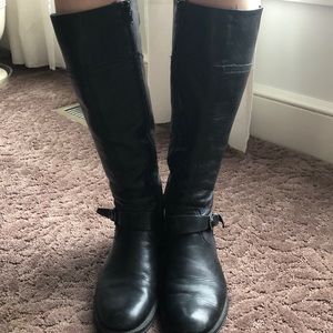Aldi black riding boots size 7